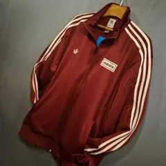 値下海外限定oasis adidas Live'25 トラックジャケットマルーン