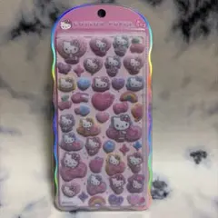 ま*ゆ様 ハローキティ レオパードモード コットンパフィーシール クラックス シ