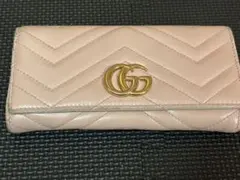 美品✨GUCCI スプリーム マーモント GG 長財布 PVC レザー - メルカリ
