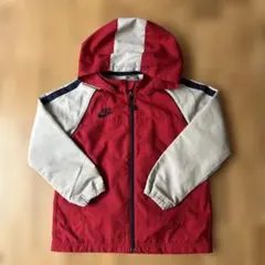 NIKE ウィンドブレーカー 130cm レッド ホワイト