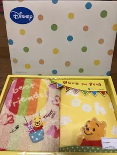 Disney Winnie the Pooh フェイスタオル2枚セット