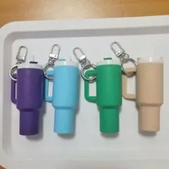 ミニチュア タンブラー キーホルダー じゃらじゃらキーホルダー 素材