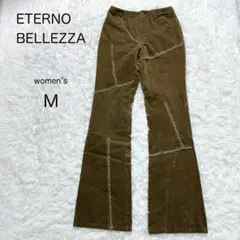【エテルノベレッツァ】コーデュロイパンツ【M】ブーツカット 個性的 Y2K