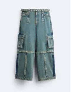 2025年最新】デニムカーゴパンツ zaraの人気アイテム - メルカリ