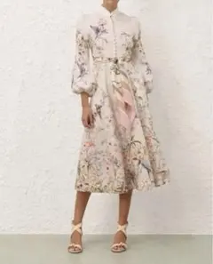 Zimmermann 花柄 ロングワンピース サイズ