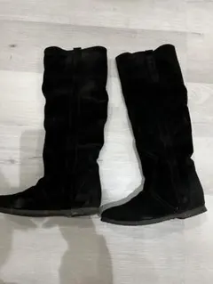 FABIO RUSCONI ブラックロングブーツ 36