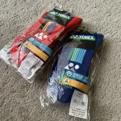YONEX 3Dエルゴソックス 25-26cm レッド/ブルー2組セット