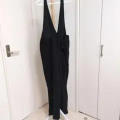 ブラックサロペット リボン付き（3L）のサムネイル