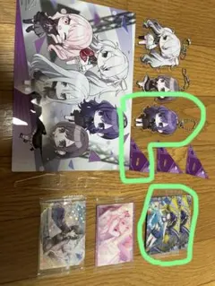 プロセカまふゆアクリルスタンド(ストラップ)とカード二枚