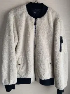 AZUL by moussy ボア フリースジャケット アイボリー Sサイズ