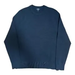 UNIQLO クルーネックニット ブラック Mサイズのサムネイル