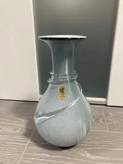 カメイガラス 本金使用 花瓶 昭和レトロ ヴィンテージ