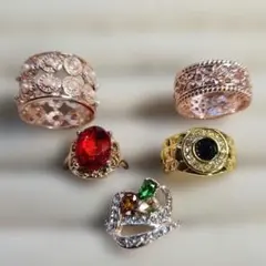 15〜17号 未使用リングセット 5点まとめ売り