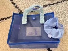 エルサ　メッシュミニトートバッグ　シュシュ付き　babydollのサムネイル
