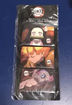 鬼滅の刃　スクエア缶バッジセット