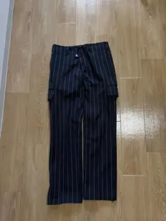 NUMBER (N)INE ストライプカーゴパンツ　初期青タグ 99ssのサムネイル
