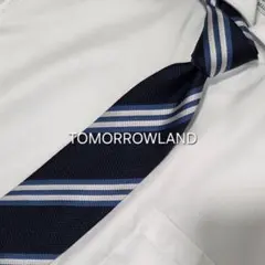 【最終値下げ・美品】TOMORROWLAND ネクタイ ネイビーのサムネイル