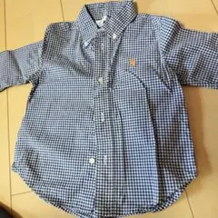 Ralph Lauren ギンガムチェック長袖シャツ 24M/90cm