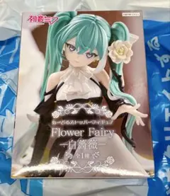 初音ミク ぬーどるストッパーフィギュア Flower Fairy 白薔薇 ミク