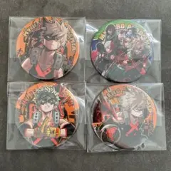僕のヒーローアカデミア　爆豪勝己　コレクション缶バッジ　4点セット