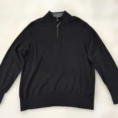 【美品】Eddie Bauer エディーバウアー カシミヤ混 ハーフジップニットのサムネイル