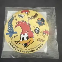 ウッディ・ウッドペッカー 缶バッジ　ユニバ