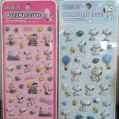 PEANUTS スヌーピーぷくぷくシール