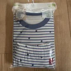 UNIQLO ユニクロ 長袖 パジャマ 110cm 星柄 新品未使用