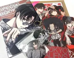 東京エイリアンズ 優炎 缶バッジ、透明しおり、スペシャルブック他 計6点