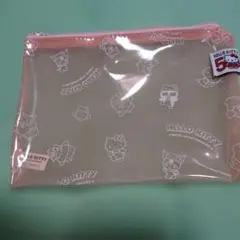HELLO KITTYの薄型ビニールポーチ