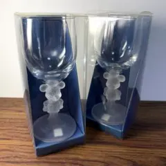 ミッキーマウス ワイングラス２つ