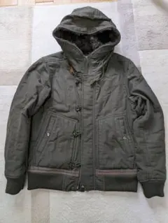 値下げしました！BEAMS オリーブグリーン モッズコート ファー付きフード