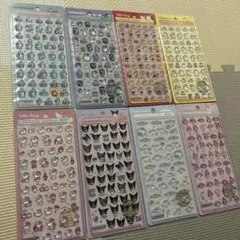 正規品　ボンボンドロップシール　サンリオミニ8種