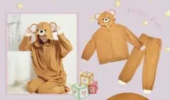 梱*☆様 しまむら ちはるさん ルームウェア ピーターパン クマ 上下セット