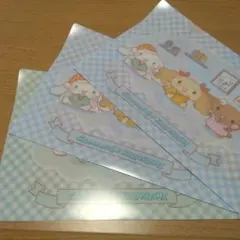 シナモロール×くら寿司コラボクリアファイル３点セット☆