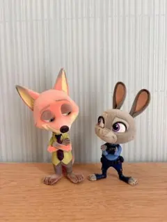 【ズートピア】ニック・ワイルド＆ジュディ・ホップス フィギュアセット