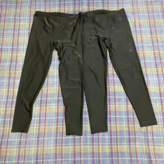 Mizuno ブラック レギンス２枚セット