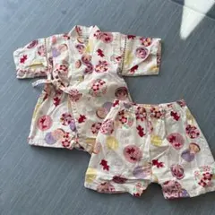 花柄金魚柄甚平セット 95cm