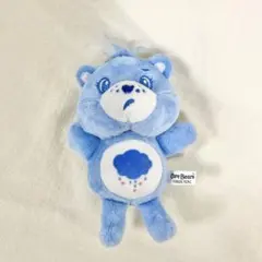 【新品】ケアベア　マスコットキーリング　ダイソー　ブルー