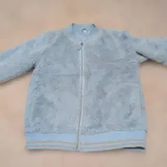 フリースジャケット 水色160cm
