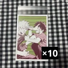 ヒロアカ 緑谷出久 爆豪勝己 缶入りポストカード 原画展 ポスカ