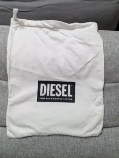DIESEL ショップ袋 保存袋 巾着 ホワイトのサムネイル