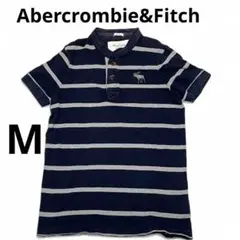 Abercrombie&Fitch 半袖 ヘンリーネック ボーダー カットソー