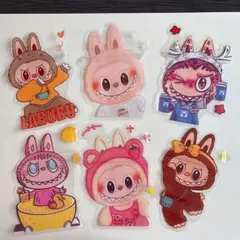 【新品・送料込み】ラブブ ジップロック　ミリポーチ　6個ゼード