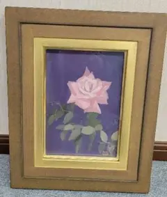 後藤民雄 薔薇 1号サイズ油彩画 額装品