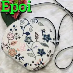 Epoi エポイ シキ サークルショルダーバッグ コラボ 白 オフホワイト 刺繍のサムネイル
