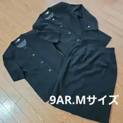 SQIR 　礼服　ブラックスーツ 3点セット 9AR