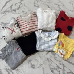 冬用子供服80cmトレーナーTシャツ 8点セットまとめ売り バラ売りも可