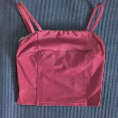 SUKALA カップ付きタンクトップ S ボルドー