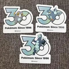 ポケモン 韓国限定 30周年記念ステッカー コリンク ルクシオ
